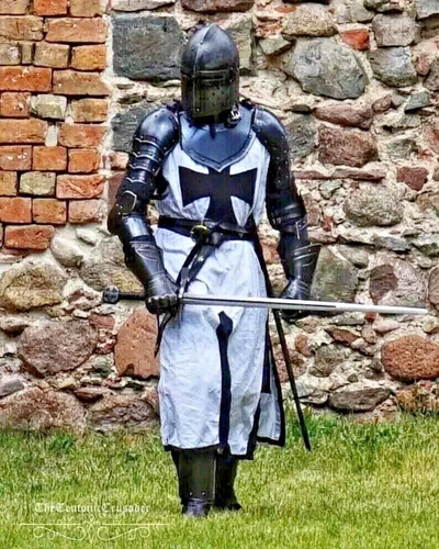 Medieval black templar knight - templar,