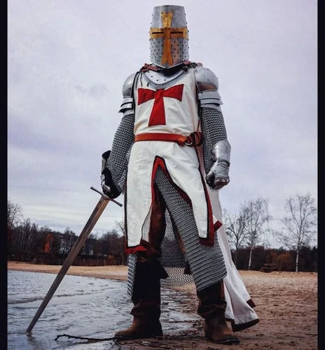 Medieval knight suit crusader - knight,