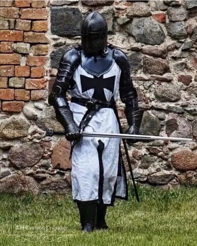 Medieval black templar - black, knight