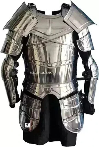 Medieval steel half body armor - body,