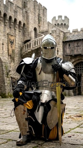 Medieval barbuta knight full - barbuta,