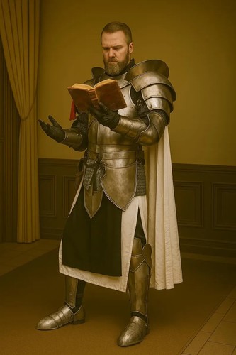 Steel medieval knight barbuta - steel,