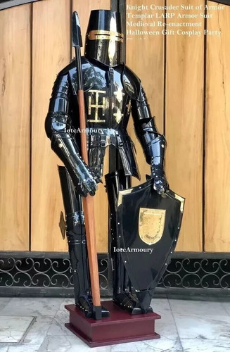 Medieval black knight - medieval, wearable